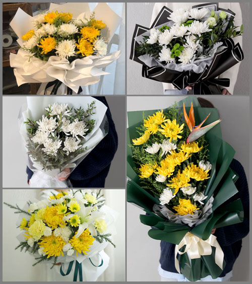贵州毕节市织金县龙场镇阳光村白事花束代送